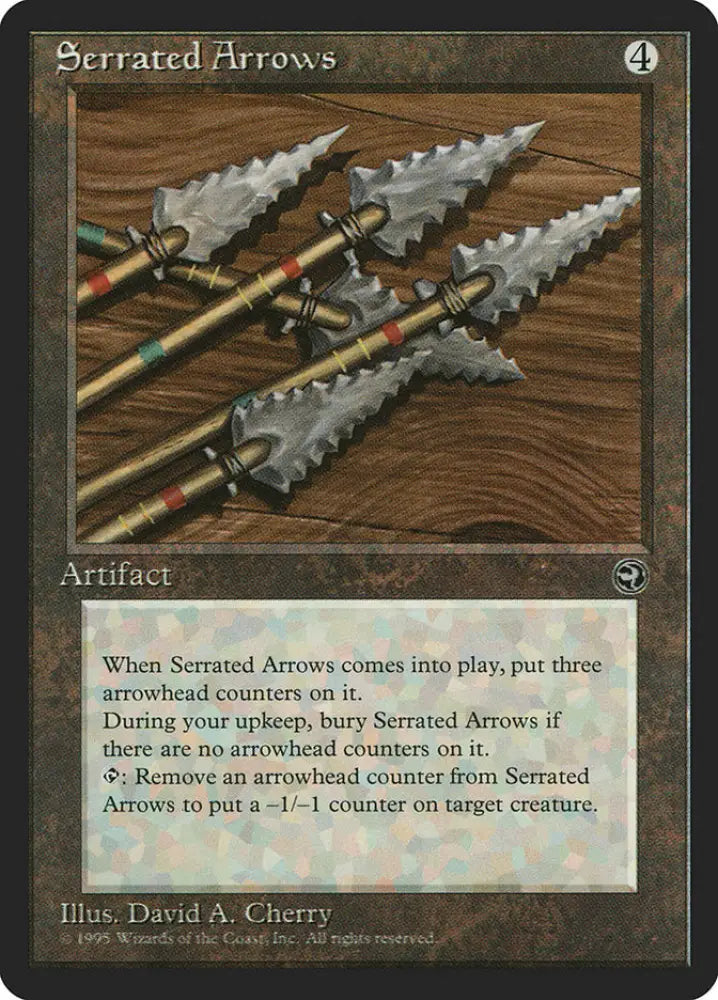 Serrated Arrows [Homelands] - MTG Single