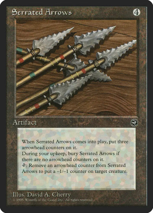 Serrated Arrows [Homelands] - MTG Single