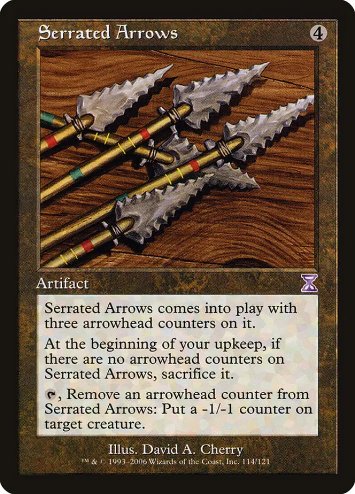 Serrated Arrows [Time Spiral Timeshifted] - MTG Single