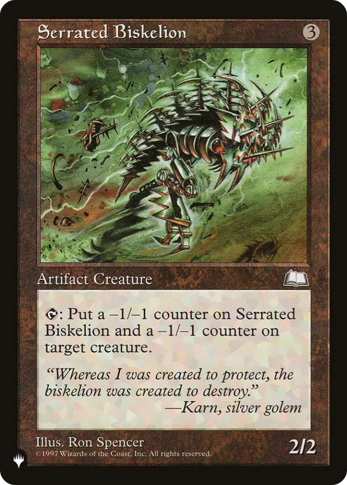 Serrated Biskelion [The List] - MTG Single