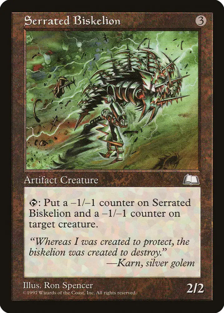 Serrated Biskelion [Weatherlight] - MTG Single