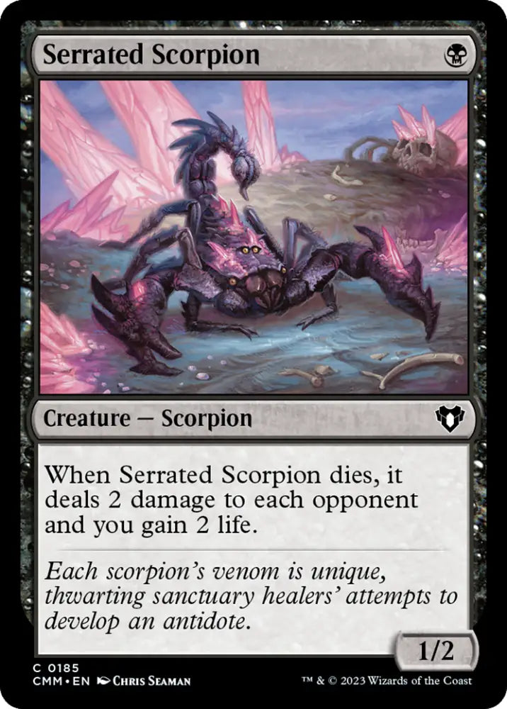 Serrated Scorpion [Commander Masters] - MTG Single