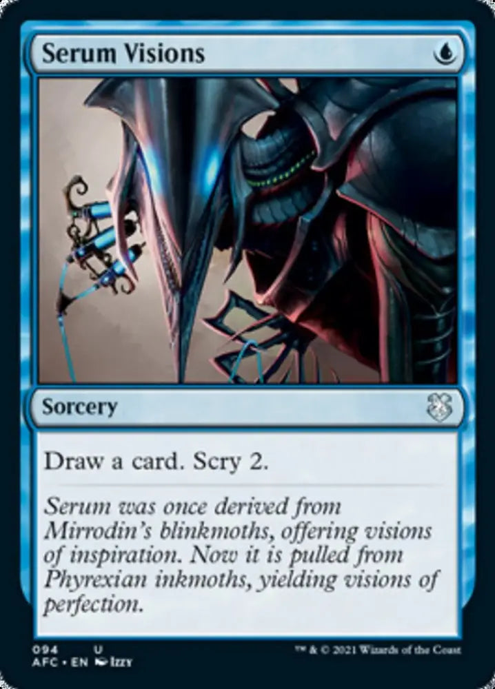 Serum Visions [Dungeons & Dragons: Adventures in the Forgotten Realms Commander] - MTG Single