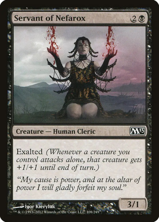 Servant of Nefarox [Magic 2013] - MTG Single