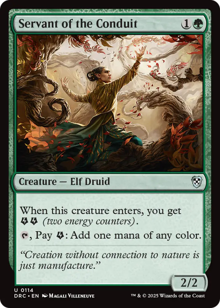 Servant of the Conduit [Aetherdrift Commander] - MTG Single