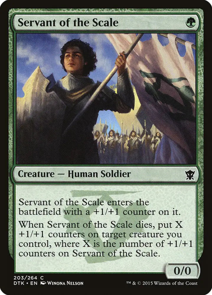 Servant of the Scale [Dragons of Tarkir] - MTG Single