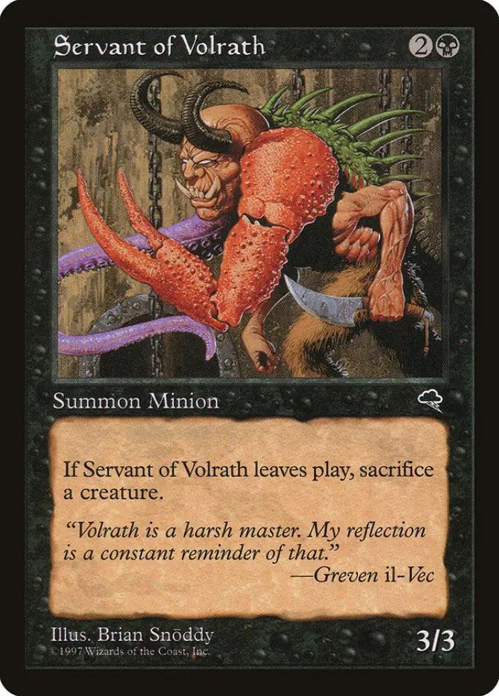 Servant of Volrath [Tempest] - MTG Single