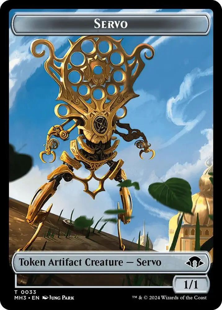 Servo // Bird Double-Sided Token (33 // 9) [Modern Horizons 3]
