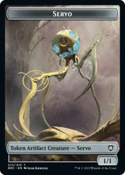 Servo // Powerstone Double-Sided Token [The Brothers’ War Commander Tokens] - MTG Single