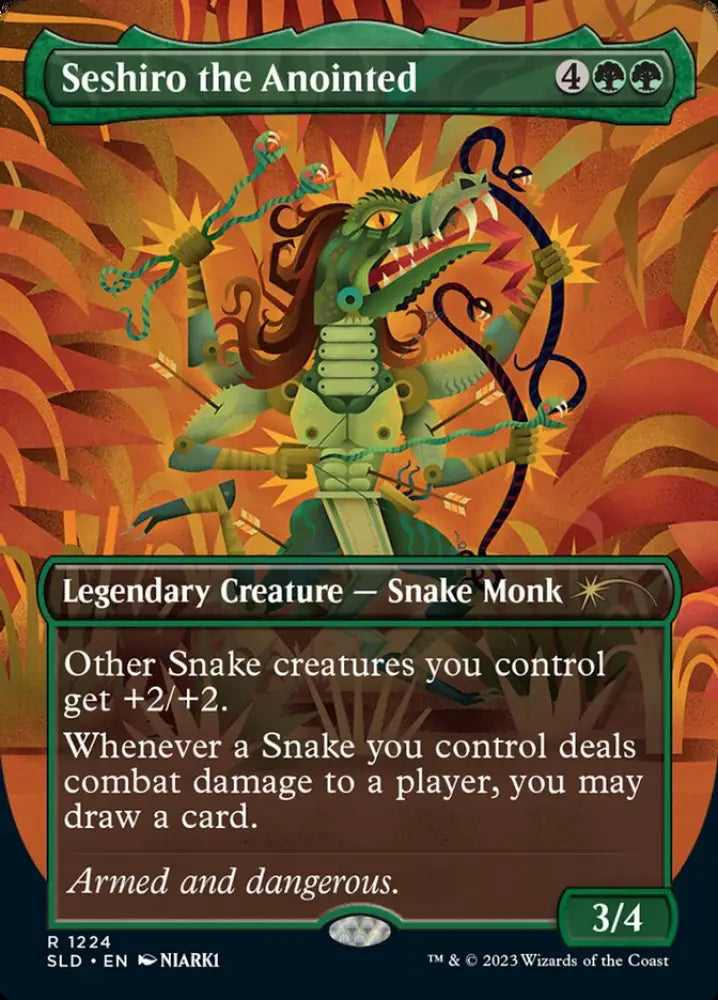Seshiro the Anointed (Borderless) [Secret Lair Drop Series] - MTG Single