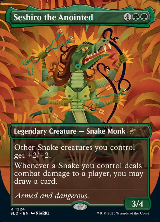 Seshiro the Anointed (Borderless) [Secret Lair Drop Series] - MTG Single