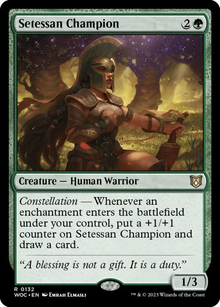 Setessan Champion [Wilds of Eldraine Commander] - MTG Single