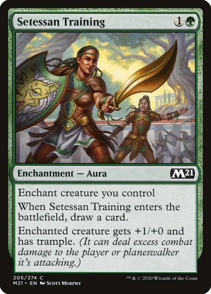 Setessan Training [Core Set 2021] - MTG Single