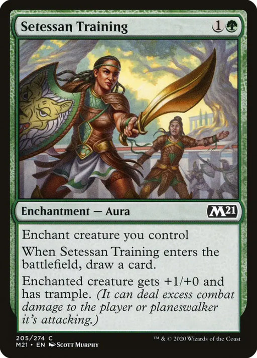 Setessan Training [Core Set 2021] - MTG Single