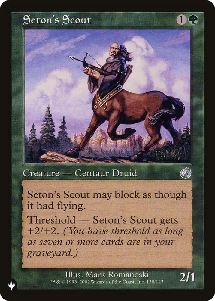 Seton’s Scout [The List] - MTG Single