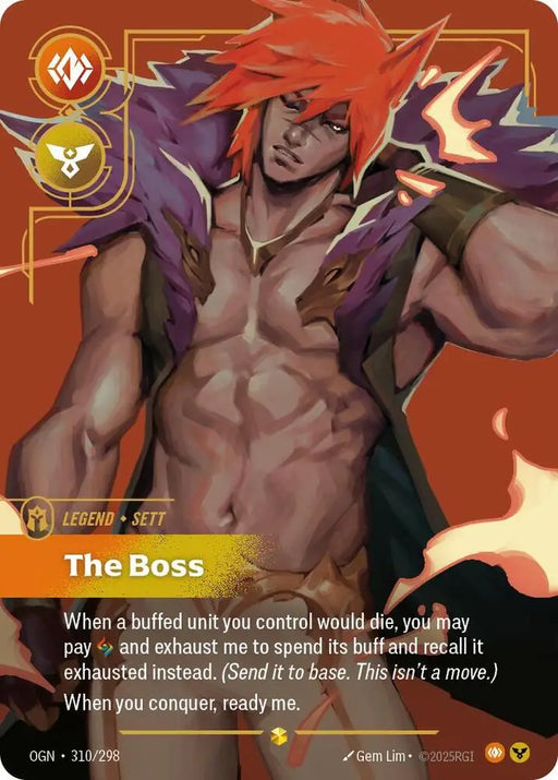 Sett - The Boss (Showcase) (310/298) [Origins]