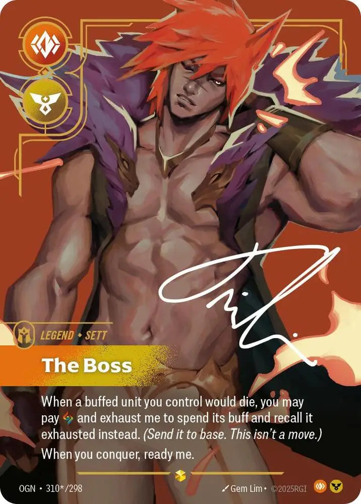 Sett - The Boss (Signature) (310*/298) [Origins]