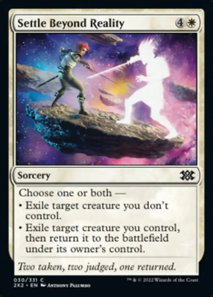 Settle Beyond Reality [Double Masters 2022] - MTG Single