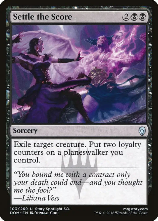 Settle the Score [Dominaria] - MTG Single