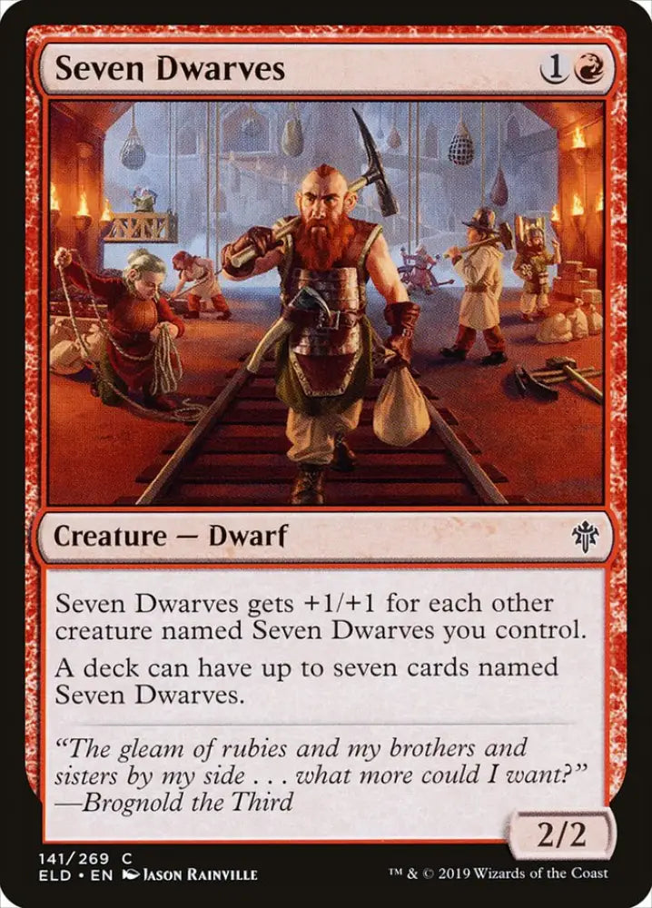 Seven Dwarves [Throne of Eldraine] - MTG Single