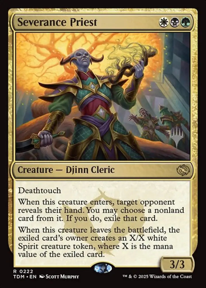 Severance Priest (222p) [Tarkir: Dragonstorm Promos]