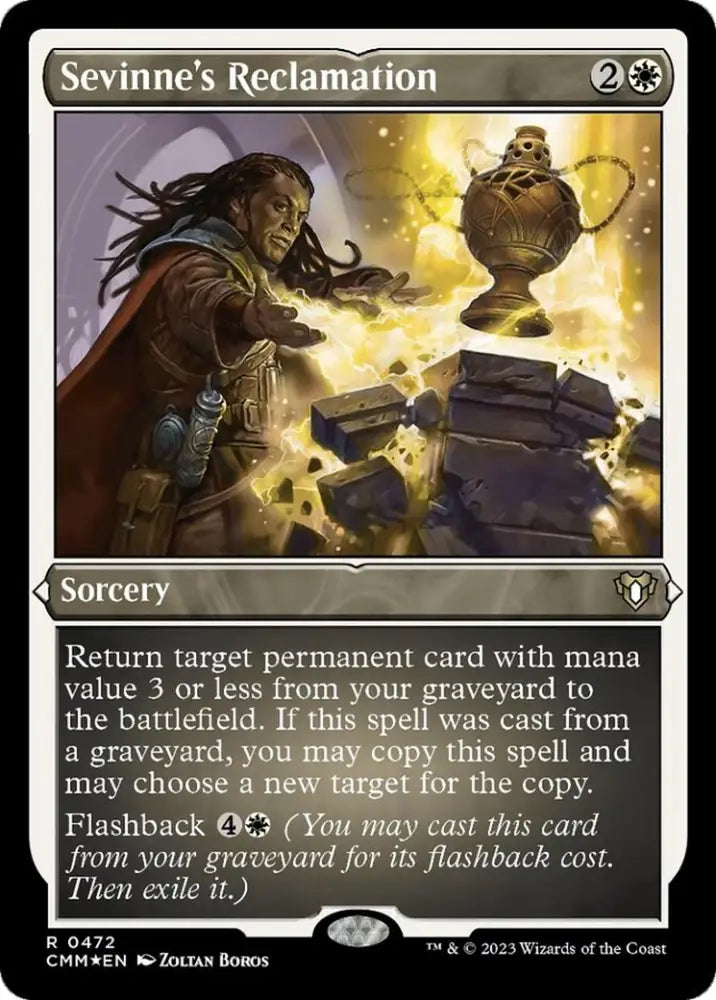 Sevinne’s Reclamation (Foil Etched) [Commander Masters] - MTG Single