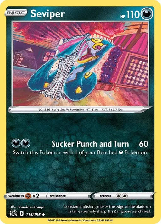 Seviper (116/196) [Sword & Shield: Lost Origin] - Pokemon Single