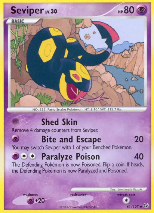 Seviper (61/127) [Platinum: Base Set] - Pokemon Single