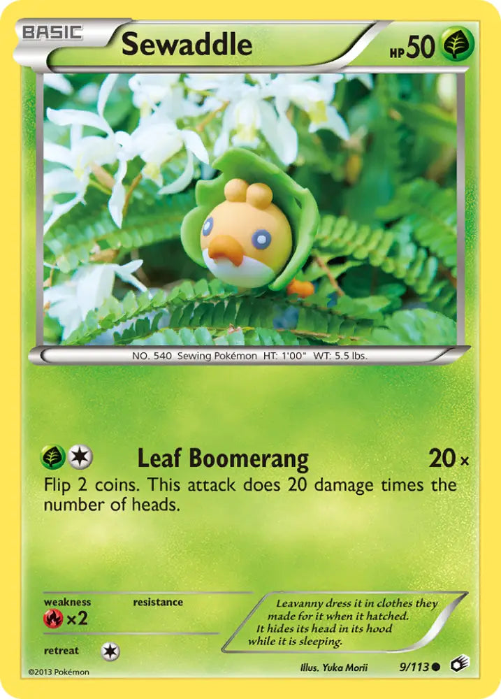 Sewaddle (9/113) [Black & White: Legendary Treasures] - Pokemon Single