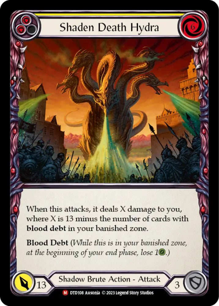 Shaden Death Hydra [Dusk Till Dawn] - Flesh And Blood Single