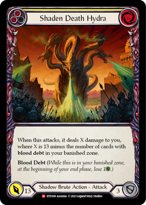 Shaden Death Hydra [Dusk Till Dawn] - Flesh And Blood Single