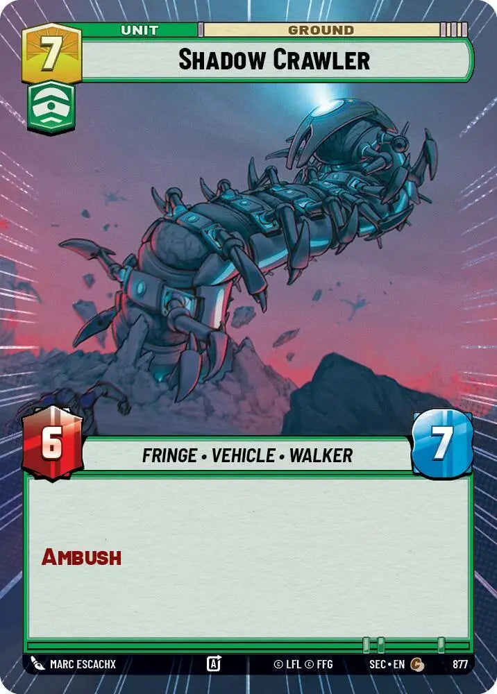 Shadow Crawler (Hyperspace Foil) (877) [Secrets of Power]