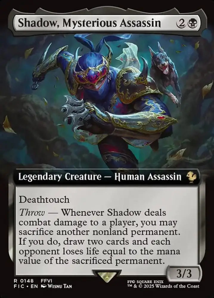 Shadow, Mysterious Assassin (148) [Final Fantasy Commander]