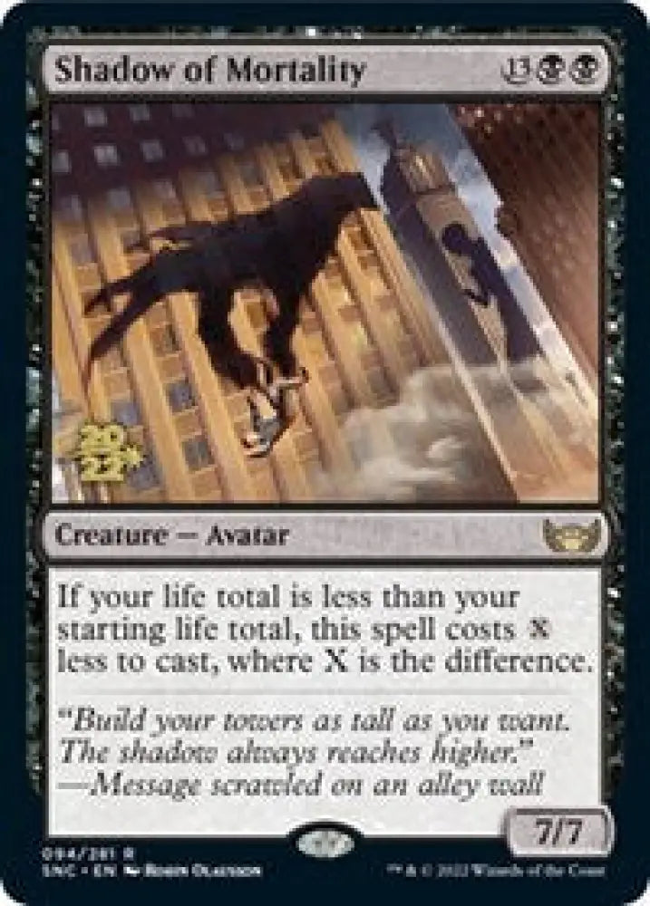Shadow of Mortality (94) [Prerelease Cards]