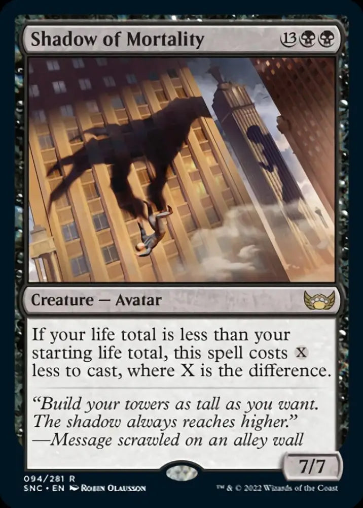 Shadow of Mortality [Streets of New Capenna] - MTG Single
