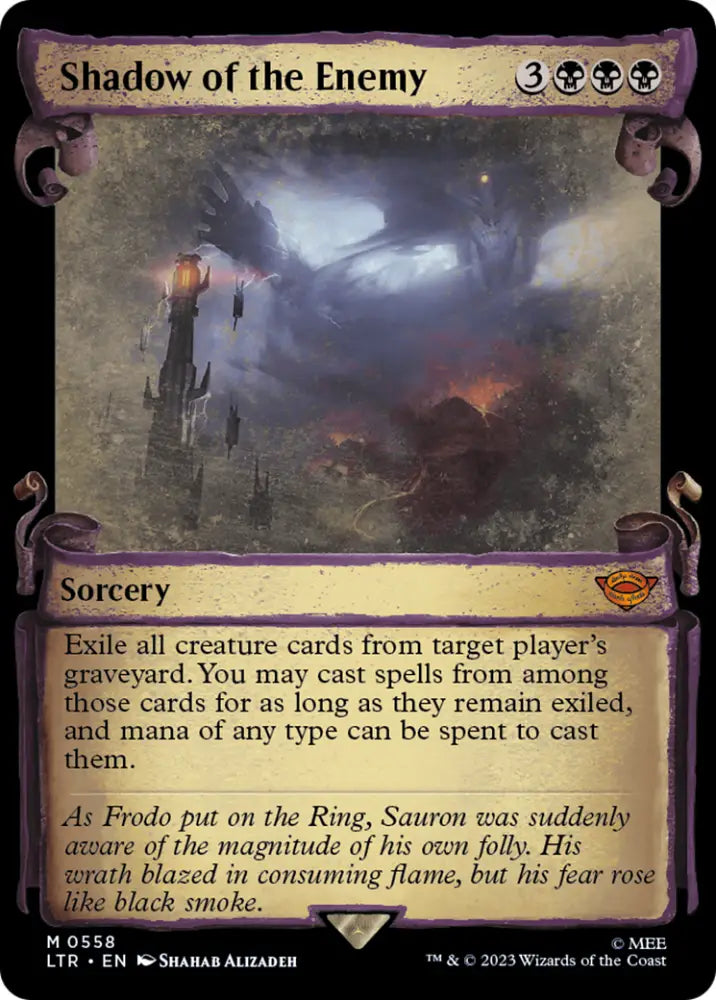 Shadow of the Enemy [The Lord of the Rings: Tales of Middle-Earth Showcase Scrolls] - MTG Single