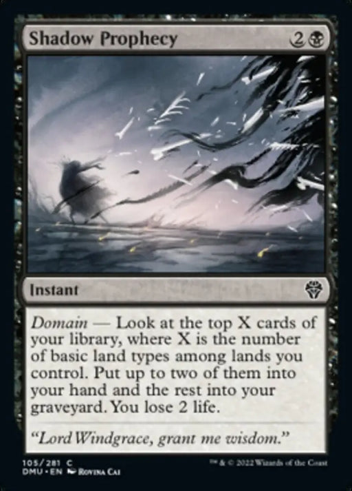 Shadow Prophecy [Dominaria United] - MTG Single