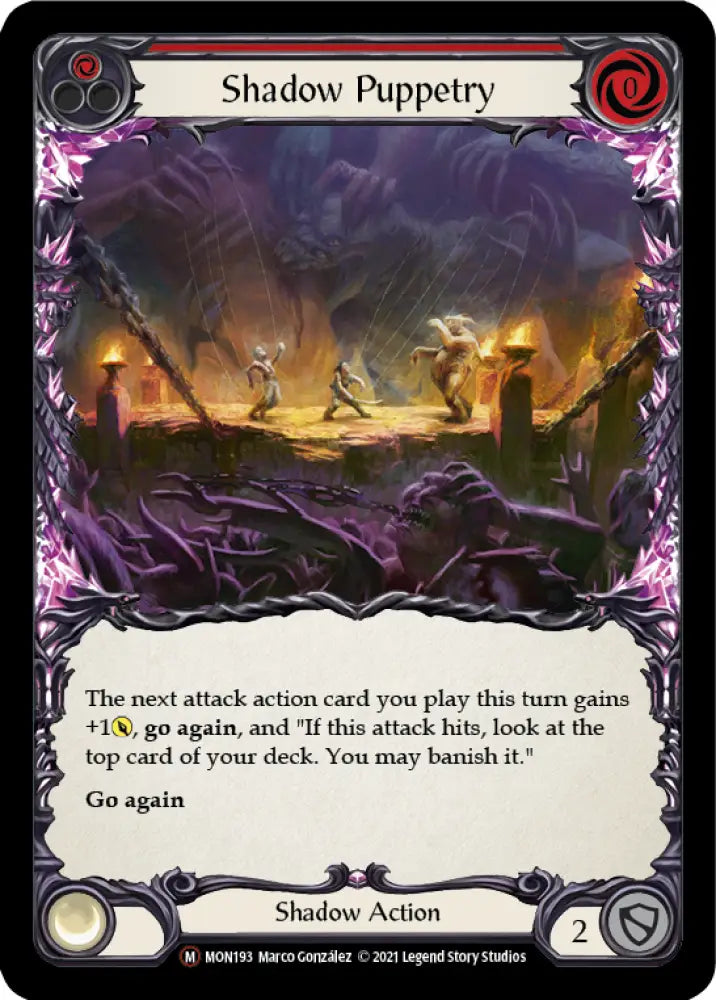 Shadow Puppetry [Monarch Unlimited] Unlimited Rainbow Foil - Flesh And Blood Single