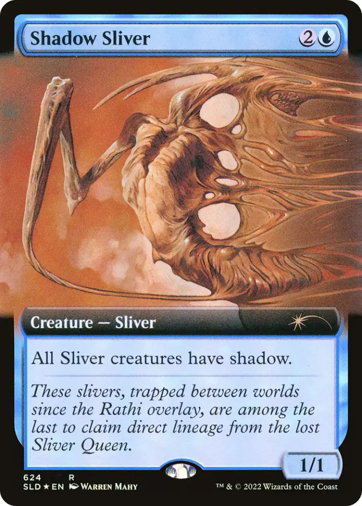 Shadow Sliver (Extended Art) [Secret Lair Drop Promos] - MTG Single
