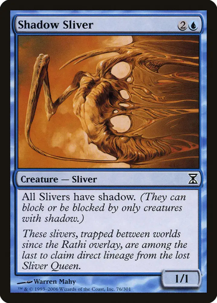Shadow Sliver [Time Spiral] - MTG Single