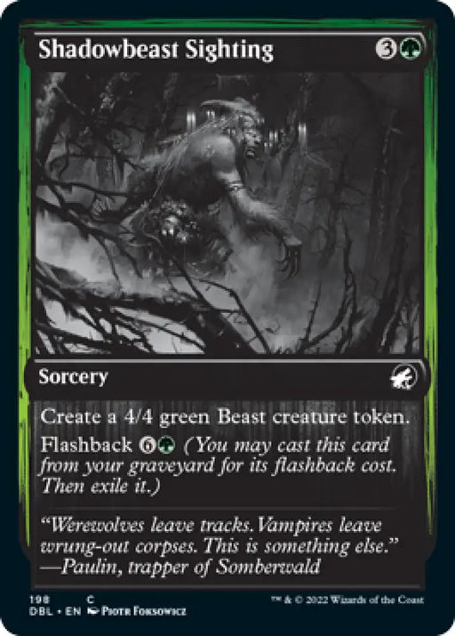 Shadowbeast Sighting [Innistrad: Double Feature] - MTG Single