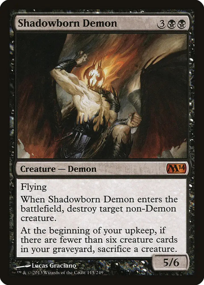 Shadowborn Demon [Magic 2014] - MTG Single