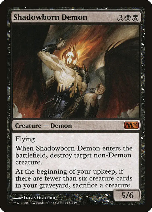 Shadowborn Demon [Magic 2014] - MTG Single