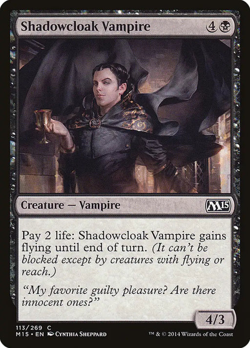 Shadowcloak Vampire [Magic 2015] - MTG Single