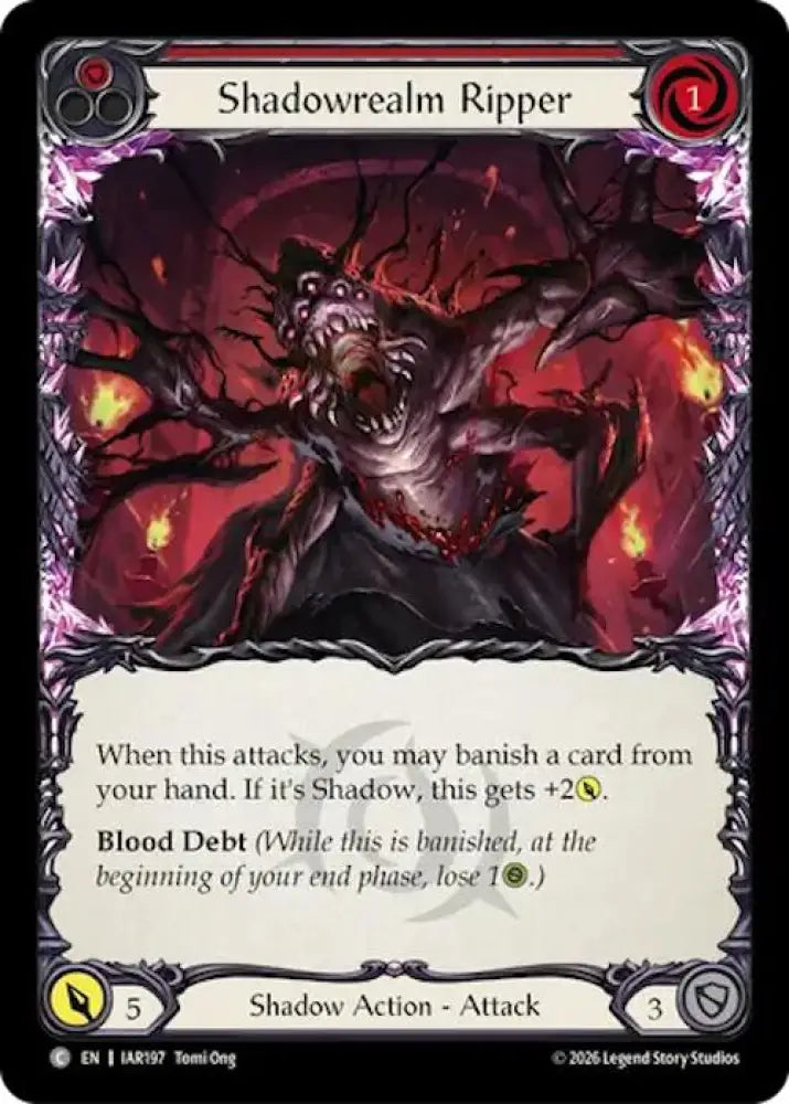 Shadowrealm Ripper (Red) (IAR197) [Usurp the Shadow Throne]