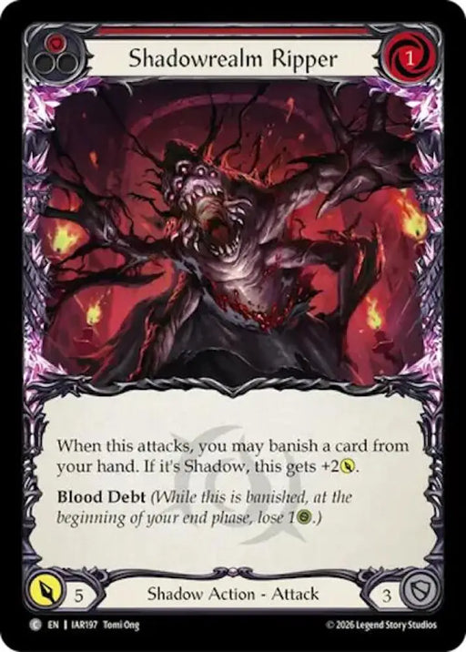 Shadowrealm Ripper (Red) (IAR197) [Usurp the Shadow Throne]
