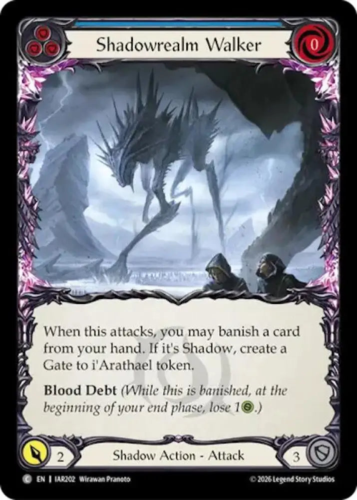 Shadowrealm Walker (Blue) (IAR202) [Usurp the Shadow Throne]