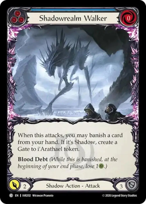 Shadowrealm Walker (Blue) (IAR202) [Usurp the Shadow Throne]