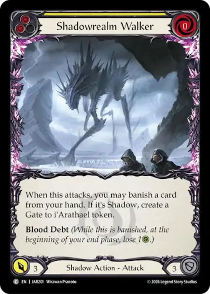 Shadowrealm Walker (Yellow) (IAR201) [Usurp the Shadow Throne]