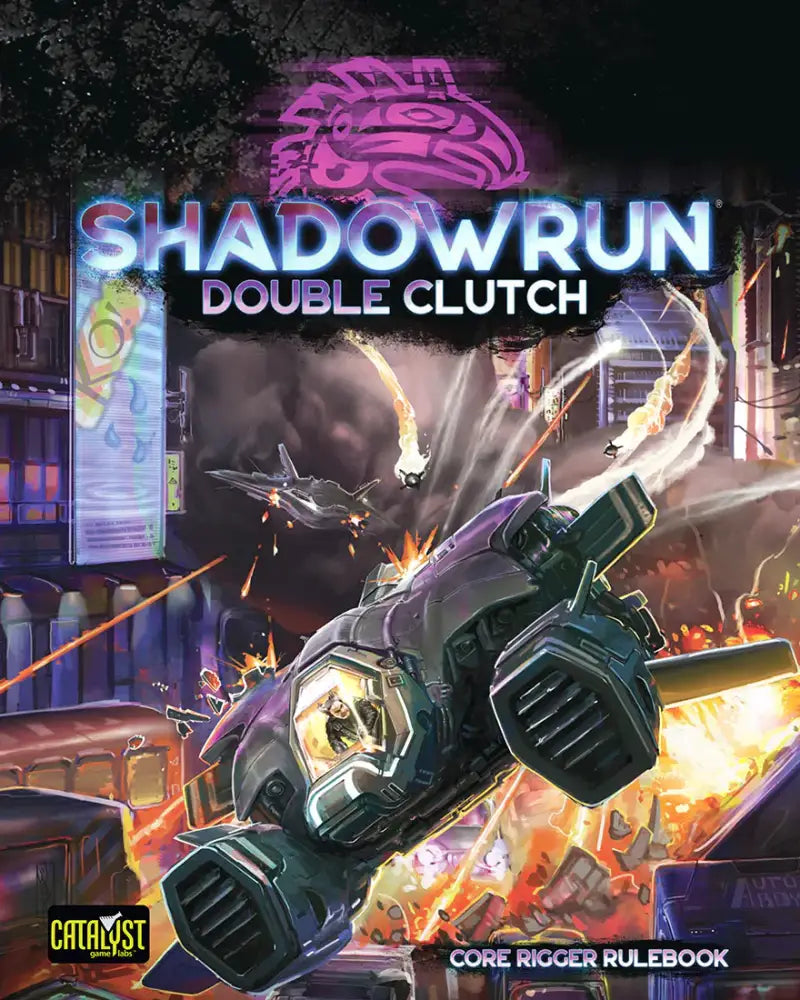 Shadowrun - 6th Edition Double Clutch Hardcover - Role Playing Game